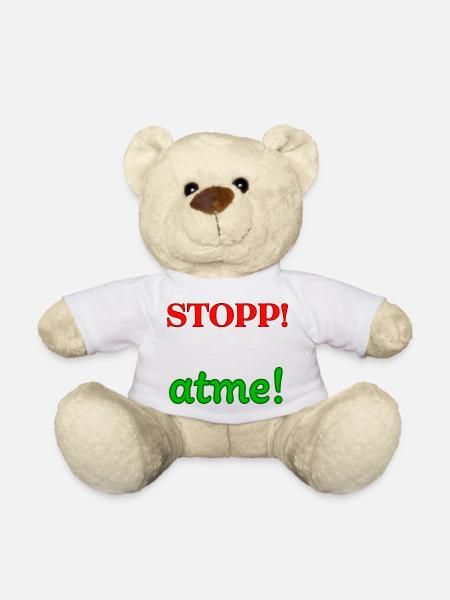 Stopp! Atme! - Teddy - Weiß