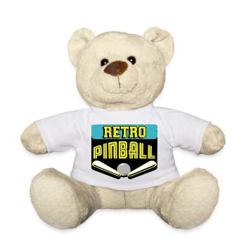 Rétro pinball - Nounours - blanc - Devant
