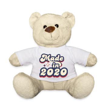 Made in 2020 retro - Nounours - blanc - Devant