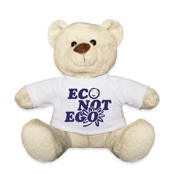 L’éco au lieu de l’ego - Nounours - blanc - Devant