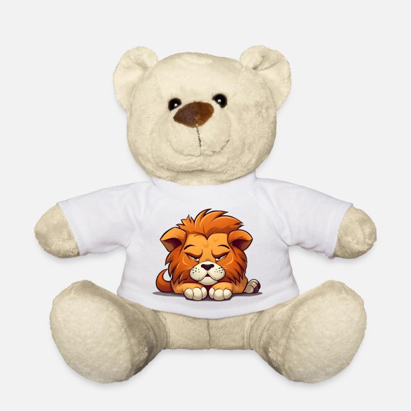 Grumpy Lion - Sprich mich nicht an - Teddy - Weiß