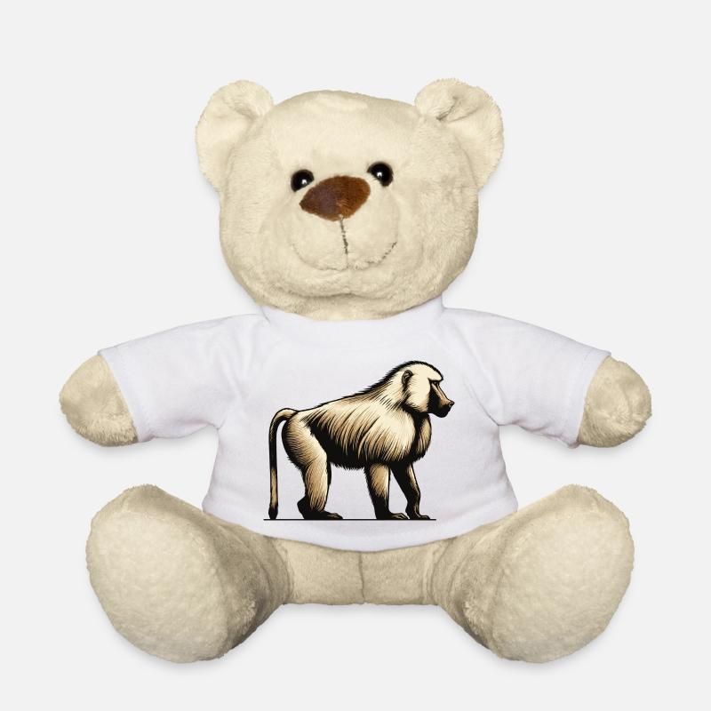 Pavian - Teddy - Weiß