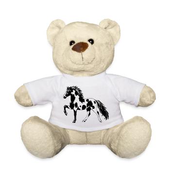 Spotted Saddlehorse – Elegant gaited horse Pinto - Teddy Bear - white - Front