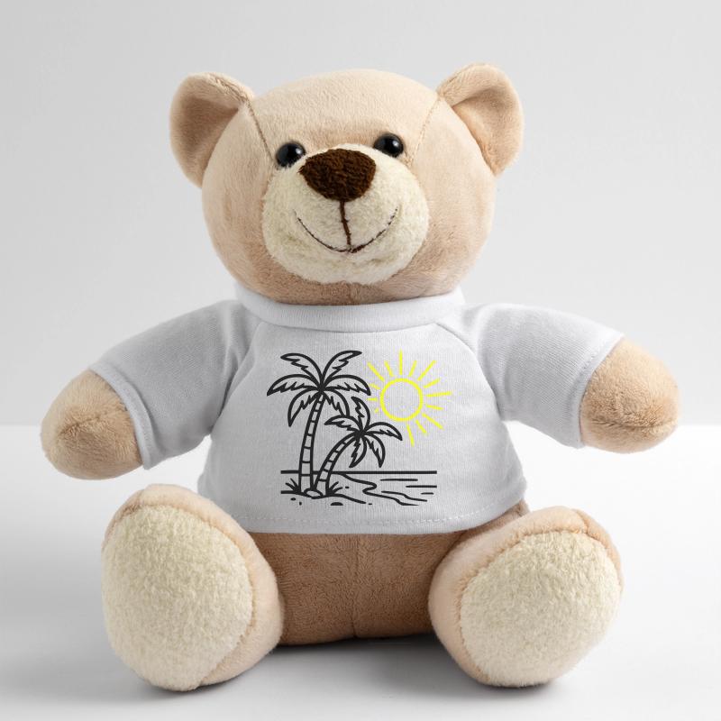Plage de Island Palm Trees Nounours