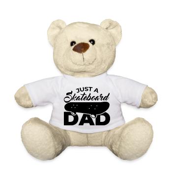 Skateboard papa - Nounours - blanc - Devant