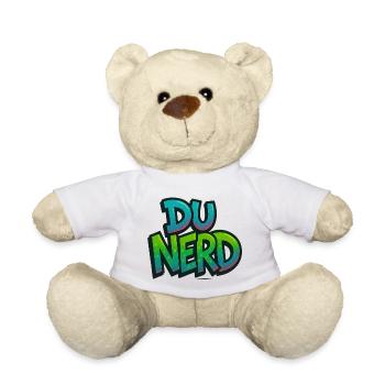 Nerd design with gradient - Teddy Bear - white - Front