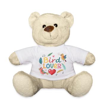Buntes Passionsvogel-Design - Teddy - Weiß - Vorne