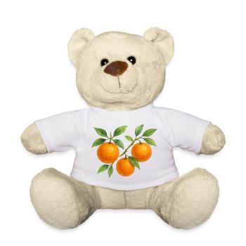 Fruchtige Orangenzweig - Teddy - Weiß - Vorne