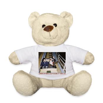 Weihnachtliche Achterbahn - Teddy - Weiß - Vorne