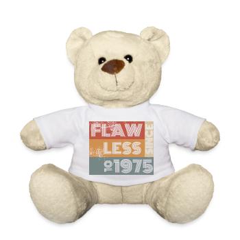 50. Geburtstag Flawless since 10/1975 - Teddy - Weiß - Vorne