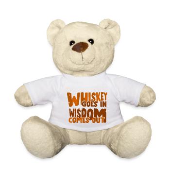 Whiskey Spruch Whiskeytrinker Whiskeyliebhaber - Teddy - Weiß - Vorne