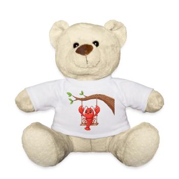 Süßer Hummer Cartoon Meerestier Wasser Schaukel - Teddy - Weiß - Vorne