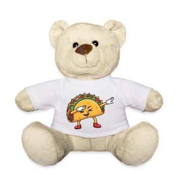 Dabbing Taco Funny Fiesta Cuisine mexicaine - Nounours - blanc - Devant