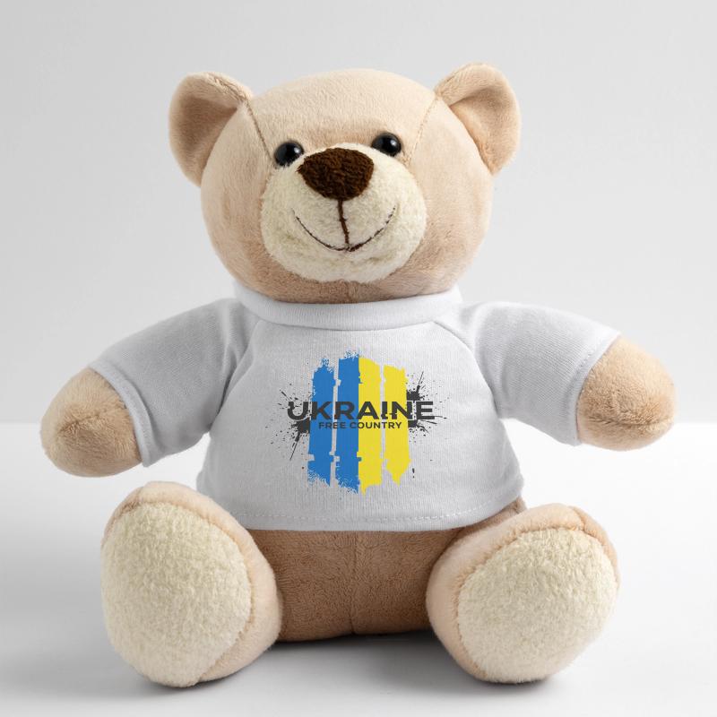 L’Ukraine Pays Libre Drapeau Art Nounours