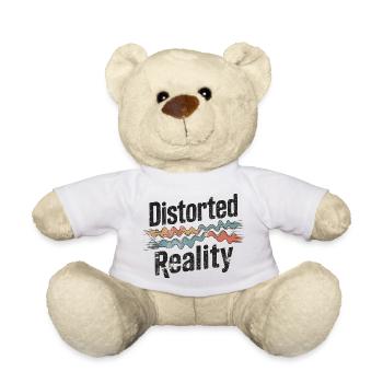 Retro Grunge – Distorted Reality - Teddy - Weiß - Vorne