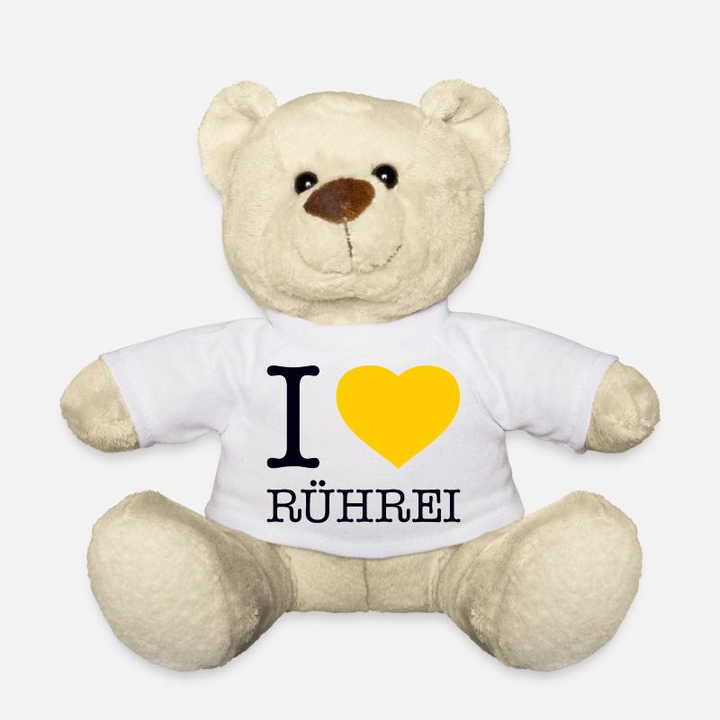 I love Rührei - Teddy - Weiß
