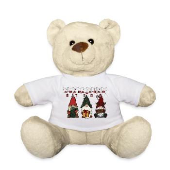 Wichtel Weihnachten - Teddy - Weiß - Vorne