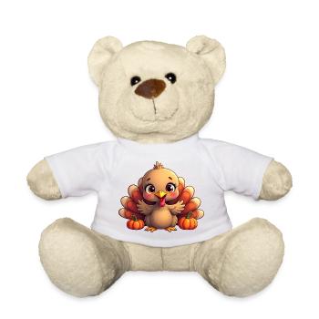 Thanksgiving Truthahn Baby - Teddy - Weiß - Vorne
