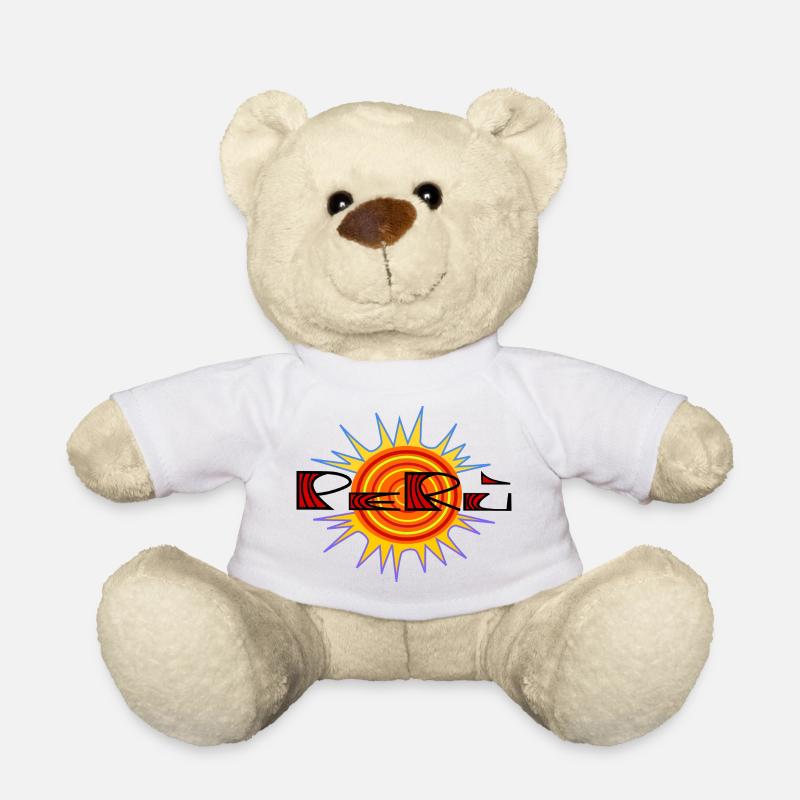Logo Perù von Cean - Teddy - Weiß