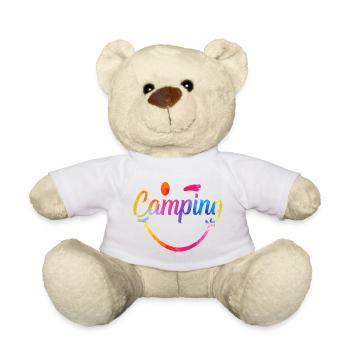 Camping Farbenspiel Logo - Teddy - Weiß - Vorne