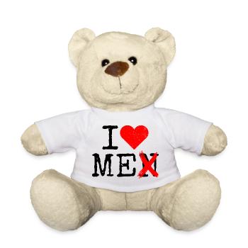 I Love Me Men Ich Liebe Mich Selbstliebe Frauen - Teddy - Weiß - Vorne
