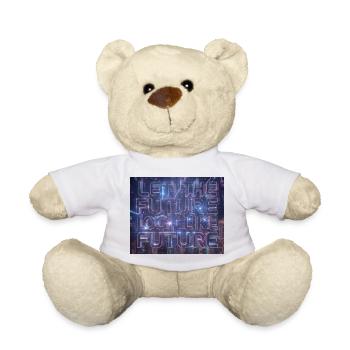 Neon Zukunftstypografie - Teddy - Weiß - Vorne