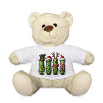 Cucumbers Christmas Squad Lights - Teddy Bear - white - Front