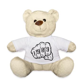 1909 Ruhrpott Fußball Dortmund Edition - Teddy - Weiß - Vorne