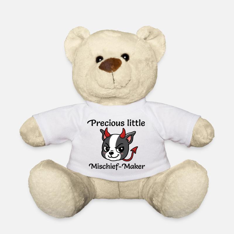 Kostbarer kleiner Unruhestifter - Teddy - Weiß