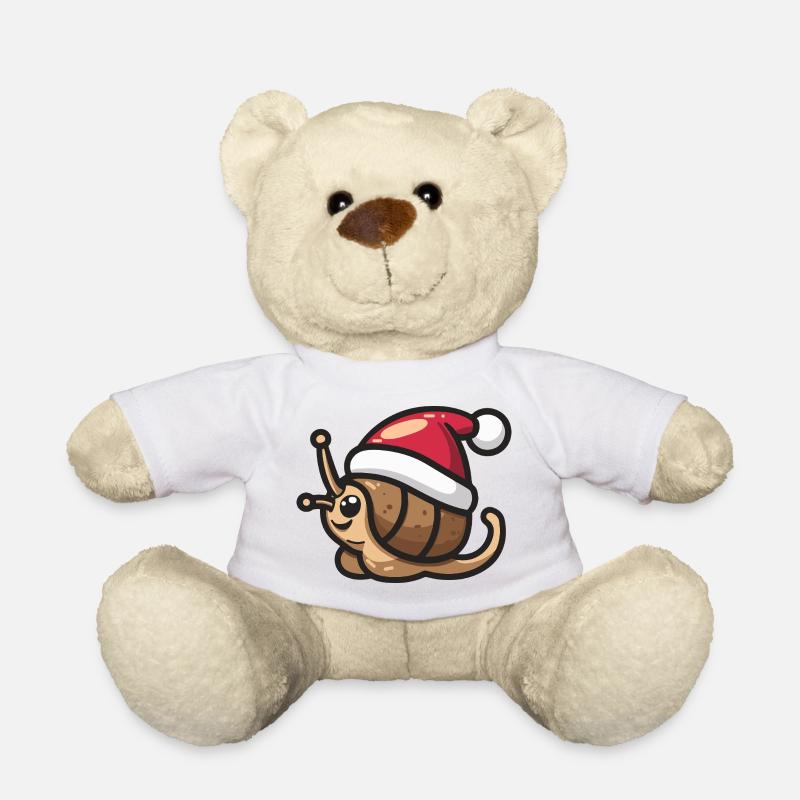 Noël de l’escargot - Nounours - blanc