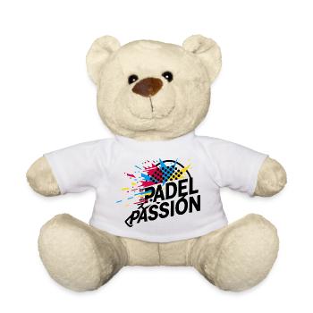 Padel Passion - Teddy Bear - white - Front