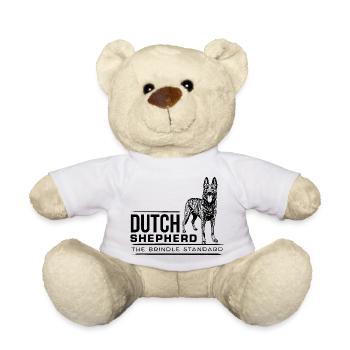Dutch Shepherd – Dutchie - Teddy - Weiß - Vorne