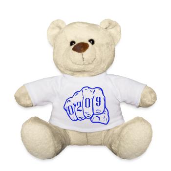 Gelsenkirchen Vorwahl 0209 Ruhrpott Hoodie Design - Teddy - Weiß - Vorne
