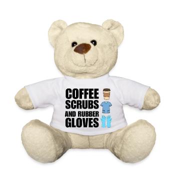 Nurse Coffee Medizinische Student Worker Pflegeschule - Teddy - Weiß - Vorne