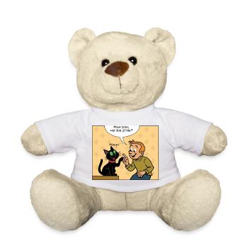 Franky & Meeko first meeting - Teddy Bear - white - Front