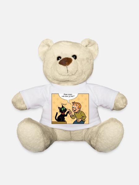 Première rencontre de Franky & Meeko - Nounours - blanc