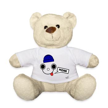 Koppie Moin avec Beanie - Nounours - blanc - Devant