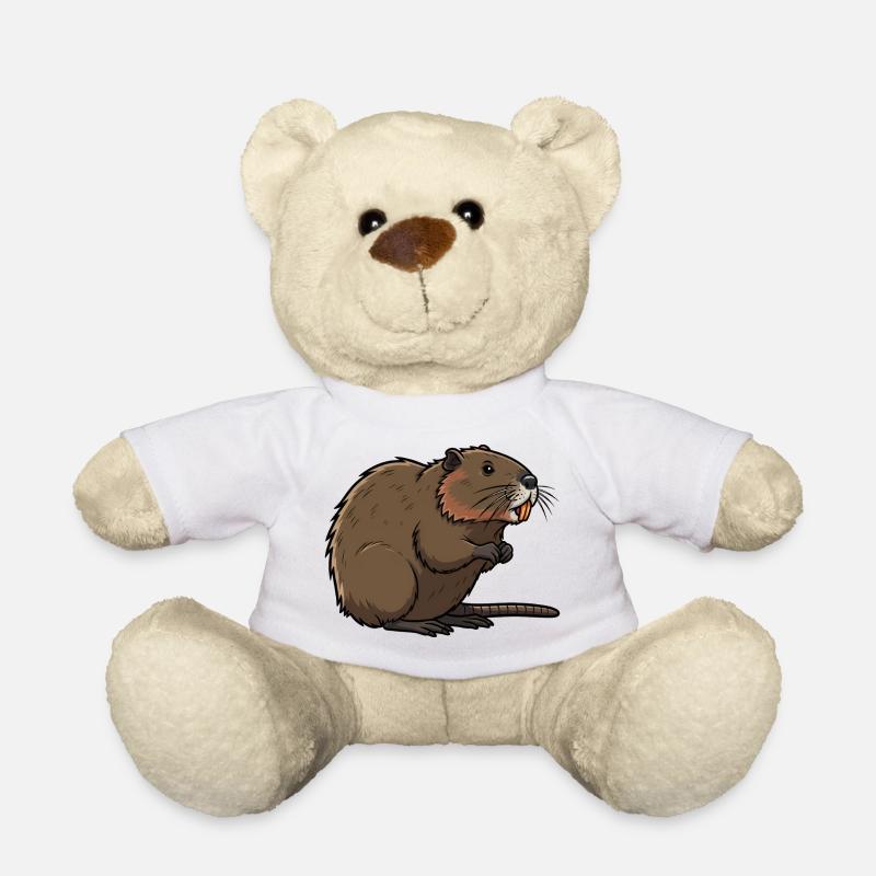 Ragondin - Nounours - blanc