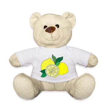 Imprimé agrume - Nounours - blanc - Devant