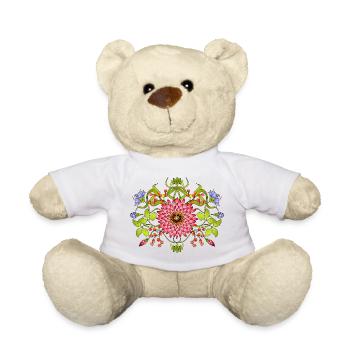 Blumen - Teddy - Weiß - Vorne