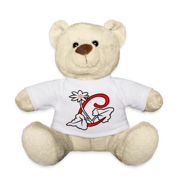 Buchstabe C - Teddy - Weiß - Vorne