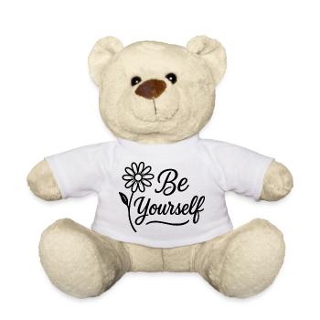 Soyez vous-même - Nounours - blanc - Devant