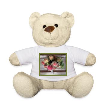 Lychee fruit - Teddy Bear - white - Front