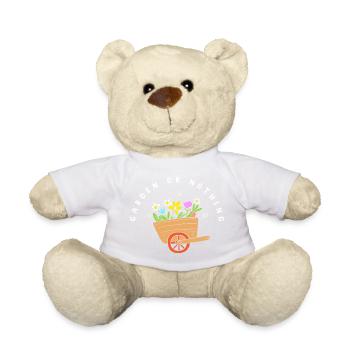 Compost Worms Gift - Teddy Bear - white - Front