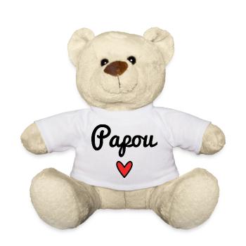 PAPUA. PAPA. VATERTAG. FROHER VATERTAG - Teddy - Weiß - Vorne