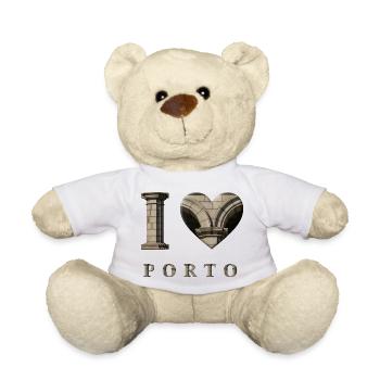 I Love Porto – Architectural City Design - Teddy - Weiß - Vorne