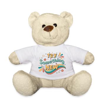 Probier etwas Neues aus - Teddy - Weiß - Vorne