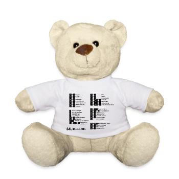 Shortcuts for design professionals! Content Creator - Teddy Bear - white - Front