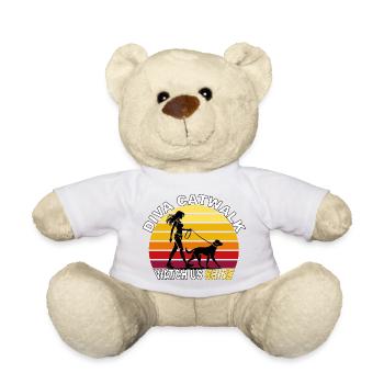 Diva Catwalk - Watch Us Shine Retro - Teddy Bear - white - Front