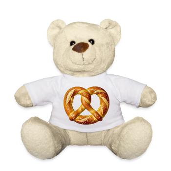 Pretzel Baker Costume Bakery Bakery Carnival - Teddy Bear - white - Front